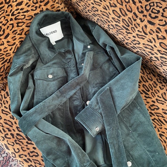 GRLFRND Dark Green Corduroy Jacket - Picture 2 of 2